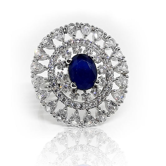 Image of (Rosette (blue)) from an exquisite collection by Al Musk Jewellery.