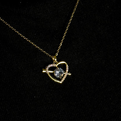  (HeartPierce (golden)) shown in close up from Al Musk Jewellery collection.