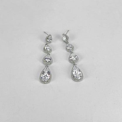 Image of (Radiant Silver Raindrops) from an exquisite collection by Al Musk Jewellery.