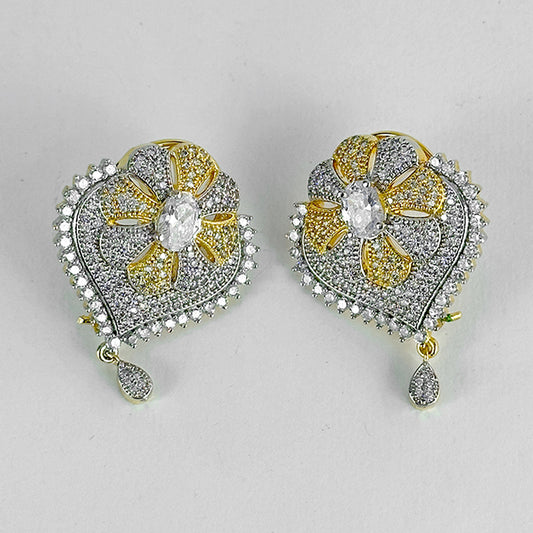 Image of (Cultural Legacy Earrings (white)) from an exquisite collection by Al Musk Jewellery.