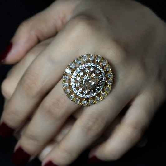 Image of (Rosette (Golden)) from an exquisite collection by Al Musk Jewellery.