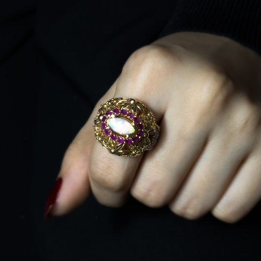 Image of (Victorian Ring) from an exquisite collection by Al Musk Jewellery.