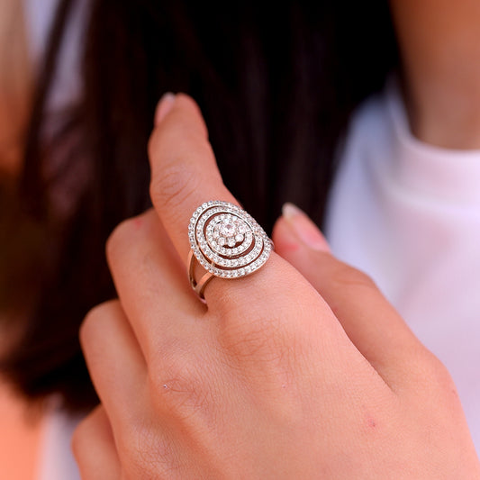 Image of (Celestial Ring) from an exquisite collection by Al Musk Jewellery.