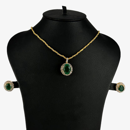 Image of (Halo Elegance) from an exquisite collection by Al Musk Jewellery.
