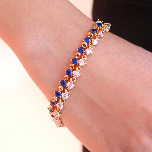 Image of (Azure-I Bracelet) from an exquisite collection by Al Musk Jewellery.