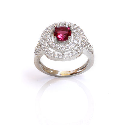 Image of (Orbit Rings (red)) from an exquisite collection by Al Musk Jewellery.