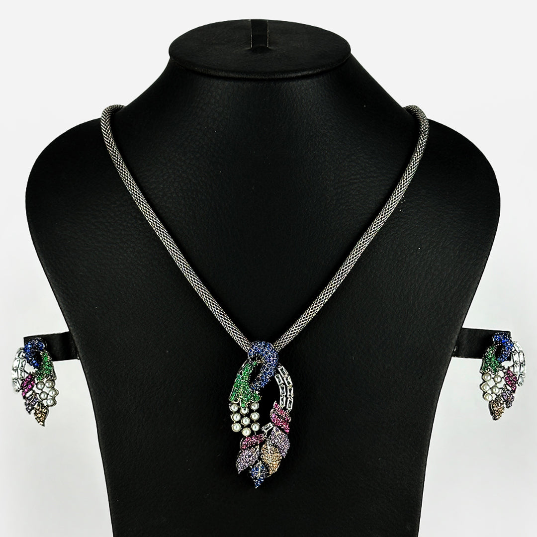   (Aureate Floral Splendor) shown in close up from Al Musk Jewellery collection.