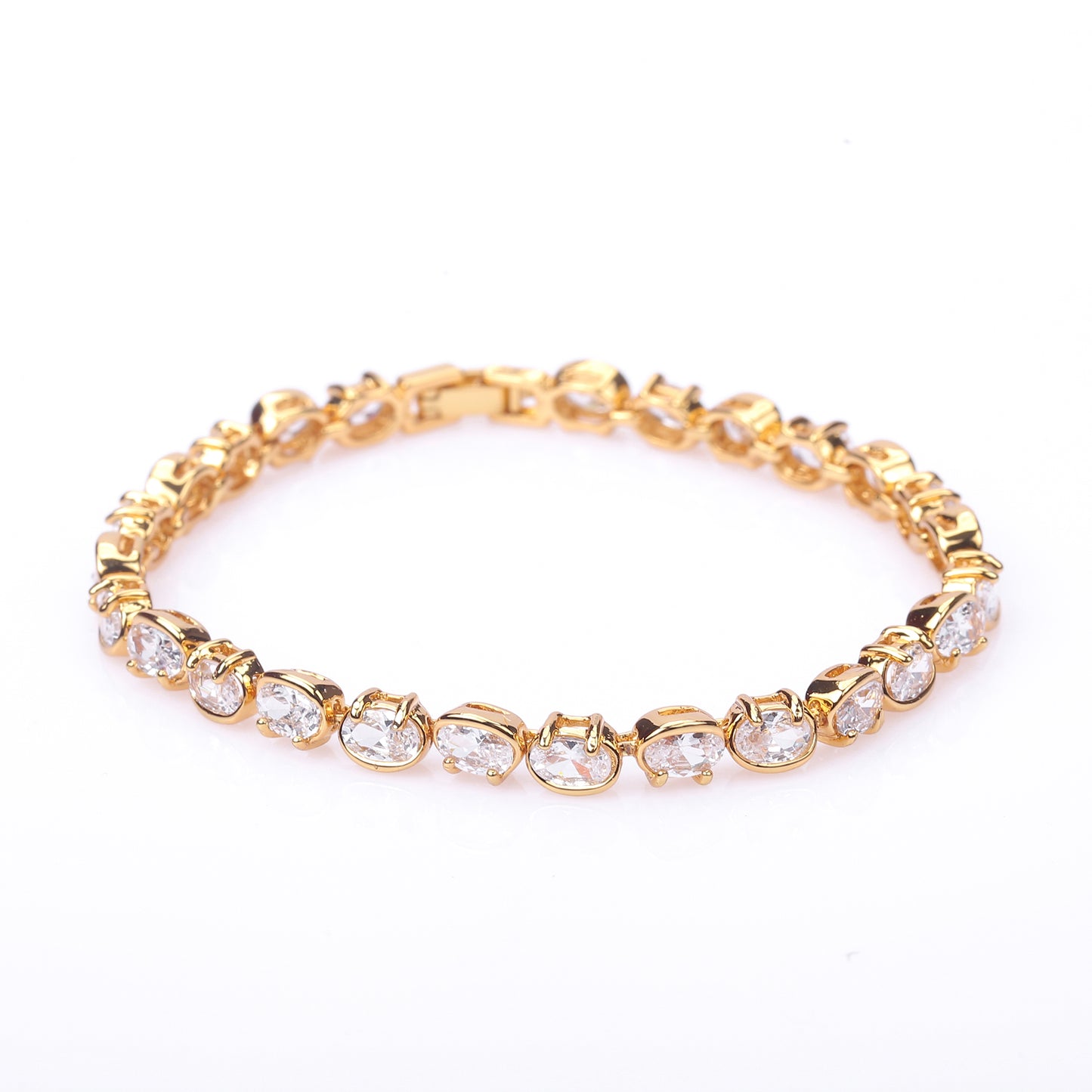 (Ovalis Bracelet) shown in close up from Al Musk Jewellery collection.