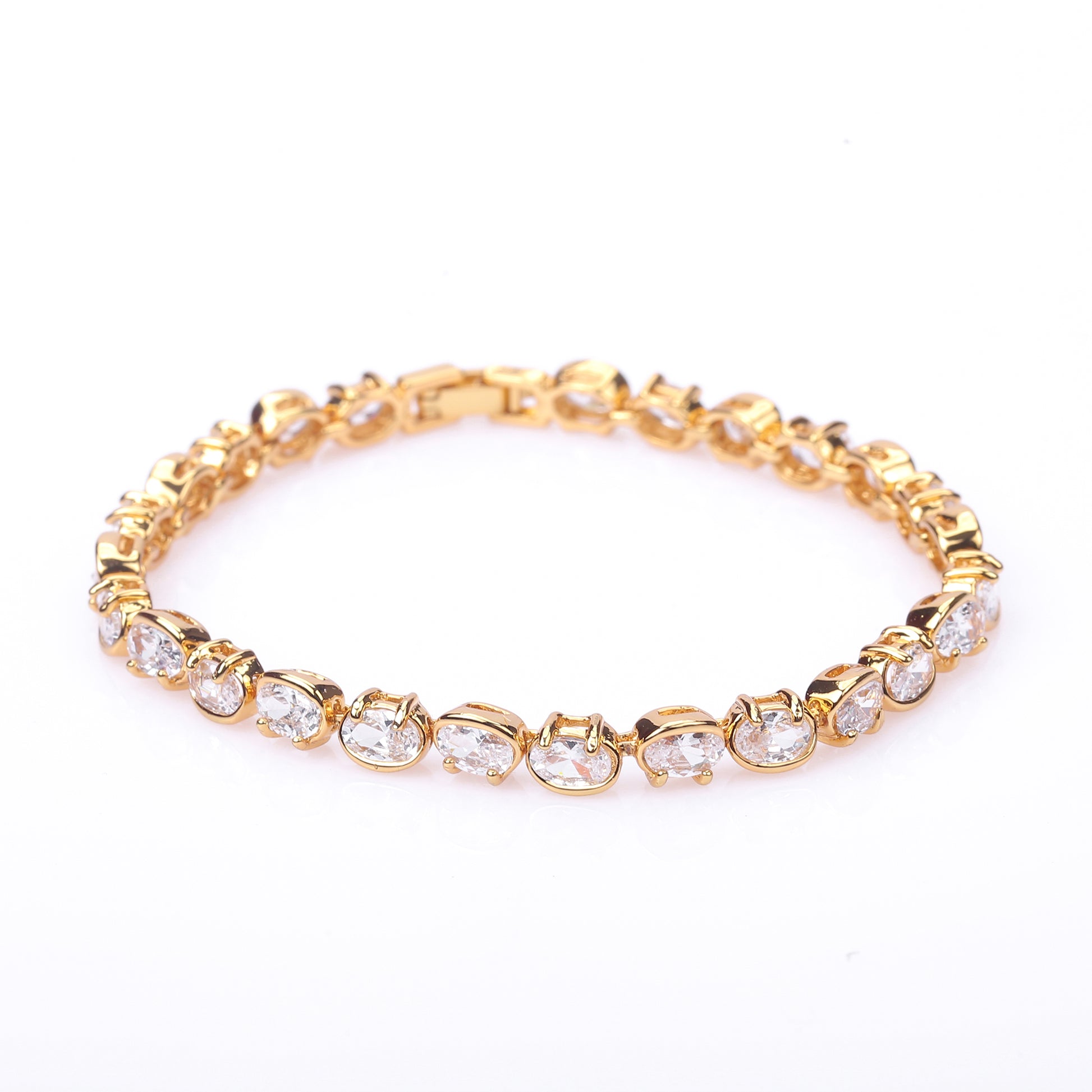 (Ovalis Bracelet) shown in close up from Al Musk Jewellery collection.