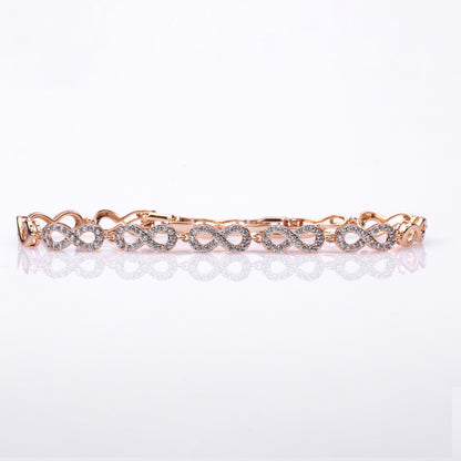 (Divine Bracelet) shown in close up from Al Musk Jewellery collection.