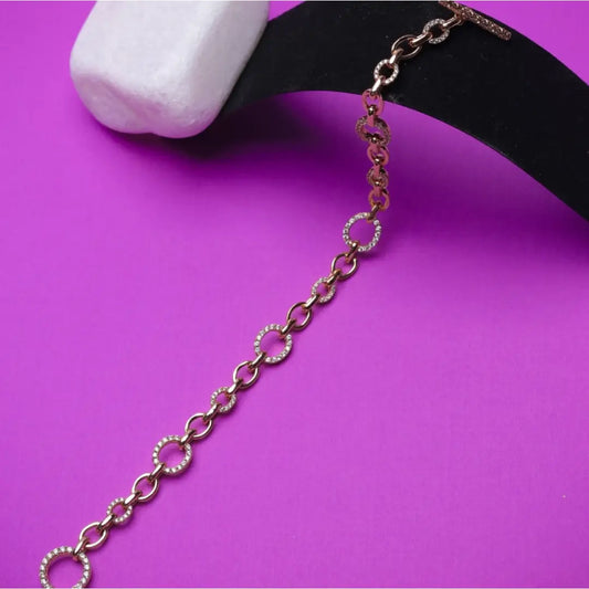 (Spheroid-I Bracelet) shown in close up from Al Musk Jewellery collection.