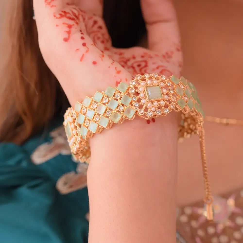 (Delight Bangles) shown in close up from Al Musk Jewellery collection.