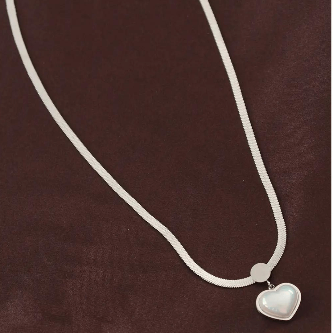 Pearl Heart Necklace
