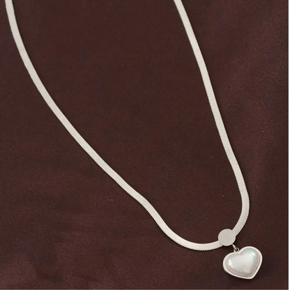 Pearl Heart Necklace