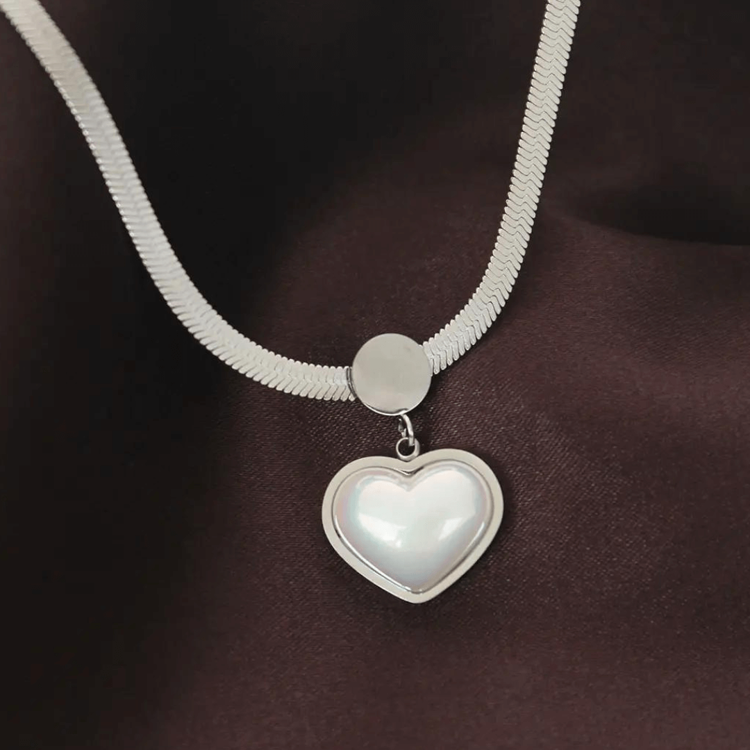 Pearl Heart Necklace