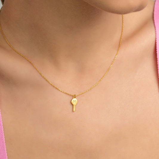Image of (Minimal Key Pendant) from an exquisite collection by Al Musk Jewellery.